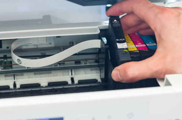 Ink cartridge change
